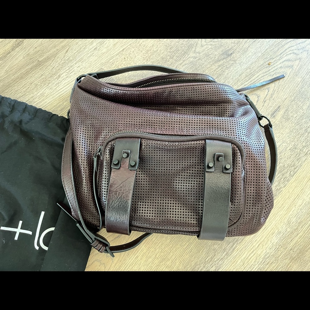 She + Lo Dark Wine Shoulder/Crossbody Bag